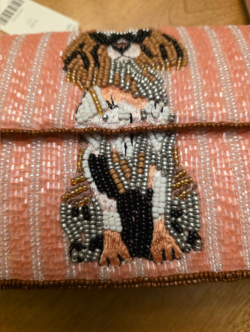 ANTHROPOLOGIE Fiona Beaded Bag Animal Edition Cocker Spaniel Dog - Picture 13 of 13